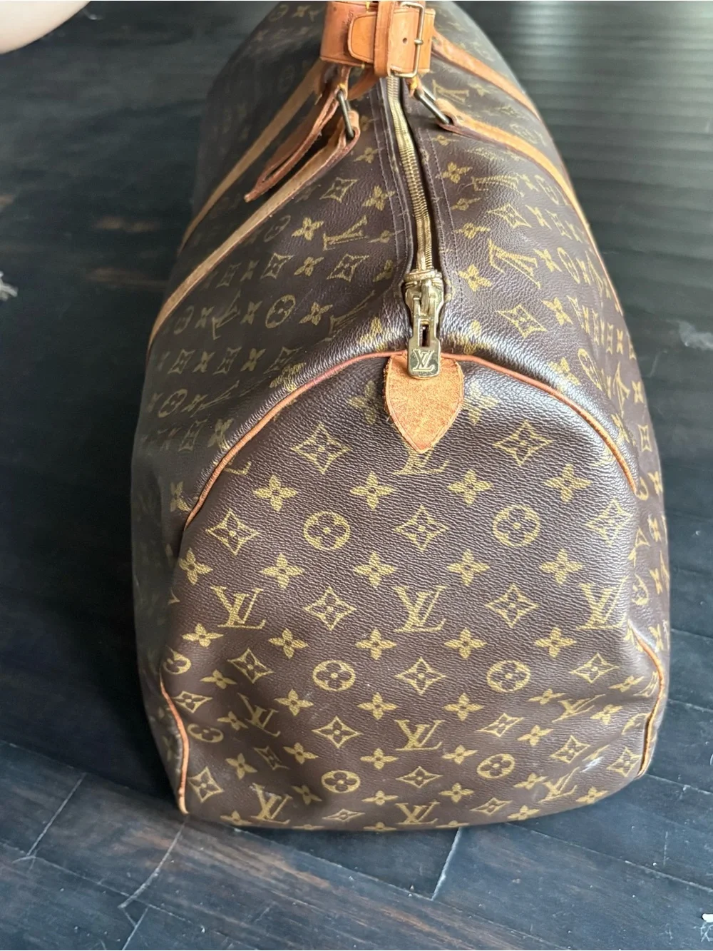 Louis Vuitton Monogram Canvas Keepall 60 /w Luggage Tag